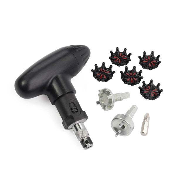 Golf Spike Wrench and 20 Spikes